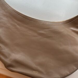Khaite August Leather Hobo Bag